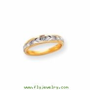 14k Ladies AA Quality Trio Wedding Band ring