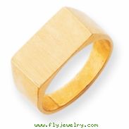 14k Men's Signet Ring