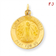 14k Our Lady of Loretto Medal Charm