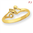 14k Pacifier Baby Ring