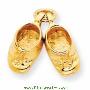 14k Polished Baby Shoes Charm