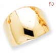 14k Polished Dome Ring