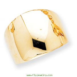 14k Polished Dome Ring