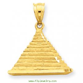 14k Pyramid Charm