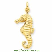 14k Seahorse Charm