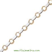 14K Two-Tone Gold Add-A-Diamond Tennis Bracelet