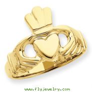 14K Two-Tone Gold Men's Claddagh Ring