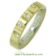 14K Two-Tone Gold Polished Designer Ring