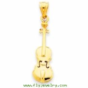 14k Violin Charm