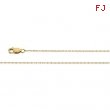 14K White 20 INCH LASERED GOLD ROPE CHAIN Lasered Titan Gold Rope Chain