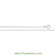 14K White 24 IN Rope Chain