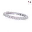 14K White Gold 1.07ct Diamond Eternity Band Wedding Ring SI1-SI2 G-H