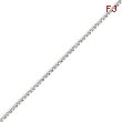 14K White Gold 1.2mm Twisted Box Chain