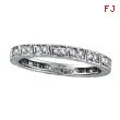 14K White Gold .33ct Diamond Stackable Ring