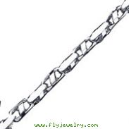 14K White Gold 5.75mm Fancy Geometric Cylinder Link Bracelet