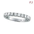 14K White Gold .57ct Diamond Wedding Band Ring