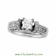 14K White Gold Bridal Enhancer  Diamond quality A4 (SISI2 clarity G-I color)