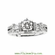 14K White Gold Bridal Enhancer  Diamond quality A4 (SISI2 clarity G-I color)