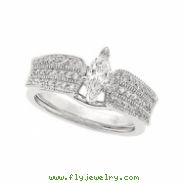 14K White Gold Bridal Enhancer