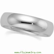 14K White Gold Comfort Fit Band