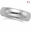14K White Gold Comfort Fit Band