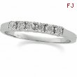 14K White Gold Diamond Band