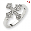 14k White Gold Diamond Fancy Ring