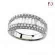 14K White Gold Diamond Ring  Diamond quality AA (I1 clarity G-I color)