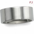 14K White Gold Flat Comfort Fit Band