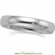 14K White Gold Heavy Comfort Fit Band