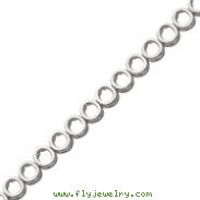 14K White Gold Holds Up To 21 3.25mm Stones Add-A-Diamond Tennis Bracelet Mounting