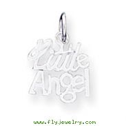 14K White Gold Little Angel Charm