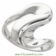 14K White Gold Metal Fashion Ring