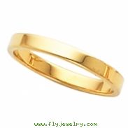 14K Yellow 02.00 MM Flat Band