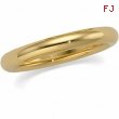 14K Yellow 03.00 MM Heavy Comfort Fit Band