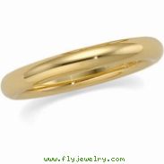 14K Yellow 03.00 MM Heavy Comfort Fit Band