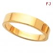 14K Yellow 04.00 MM Flat Tapered Band