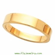 14K Yellow 04.00 MM Flat Tapered Band