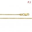 14K Yellow 07.00 INCH WHEAT CHAIN Wheat Chain