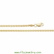 14K Yellow 07.00 INCH WHEAT CHAIN Wheat Chain