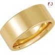 14K Yellow 08.00 MM Flat Comfort Fit Band