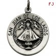 14K Yellow 12.00 MM San Juan Of Los Lagos Medal