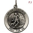 14K Yellow 12.00 MM St. Lazarus Medal