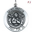 14K Yellow 12.00 MM St. Martin De Porres Medal