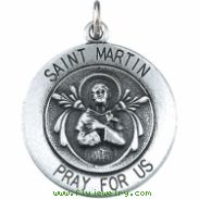 14K Yellow 12.00 MM St. Martin De Porres Medal