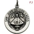 14K Yellow 15.00 MM San Juan Of Los Lagos Medal