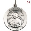 14K Yellow 15.00 MM St. Paul The Apostle Medal