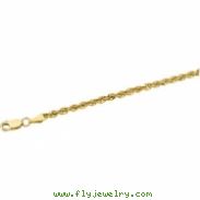 14K Yellow 16 INCH 03.00 MM ROPE CHAIN (REPLACING CH508) 03.00 Mm Rope Chain