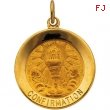 14K Yellow 18.00 MM Confirmation Medal