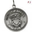 14K Yellow 18.00 MM ST. CHRISTOPHER US NAVY MEDAL St. Christopher/us Navy Medal